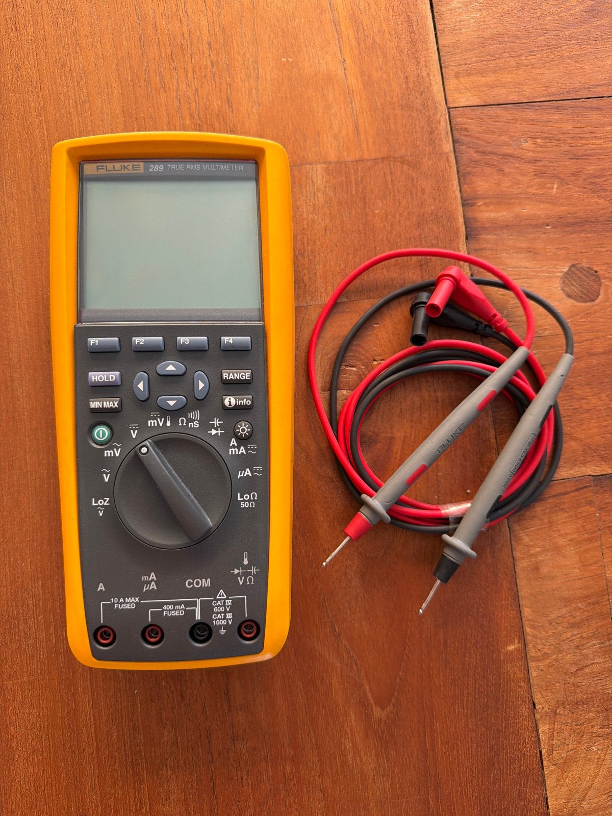 Fluke 289 True RMS Multimeter met meetsnoeren, Ophalen of Verzenden, Gebruikt, Multimeter