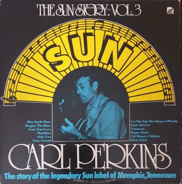 LP THE SUN STORY VOLUME 3 - CARL PERKINS, Overige genres, Ophalen of Verzenden, 12 inch, Inclusief binnenhoes
