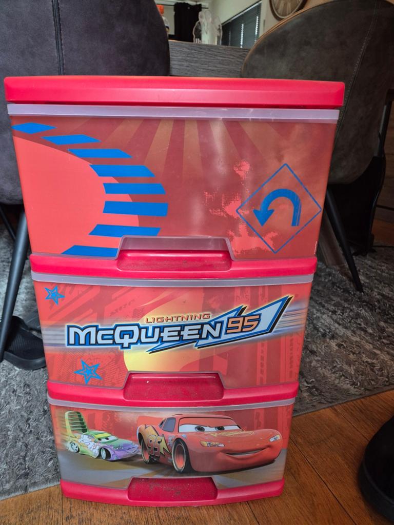 Ladekast Cars Lightning McQueen 95, Gebruikt, Ophalen of Verzenden, Minder dan 50 cm, 90 tot 105 cm