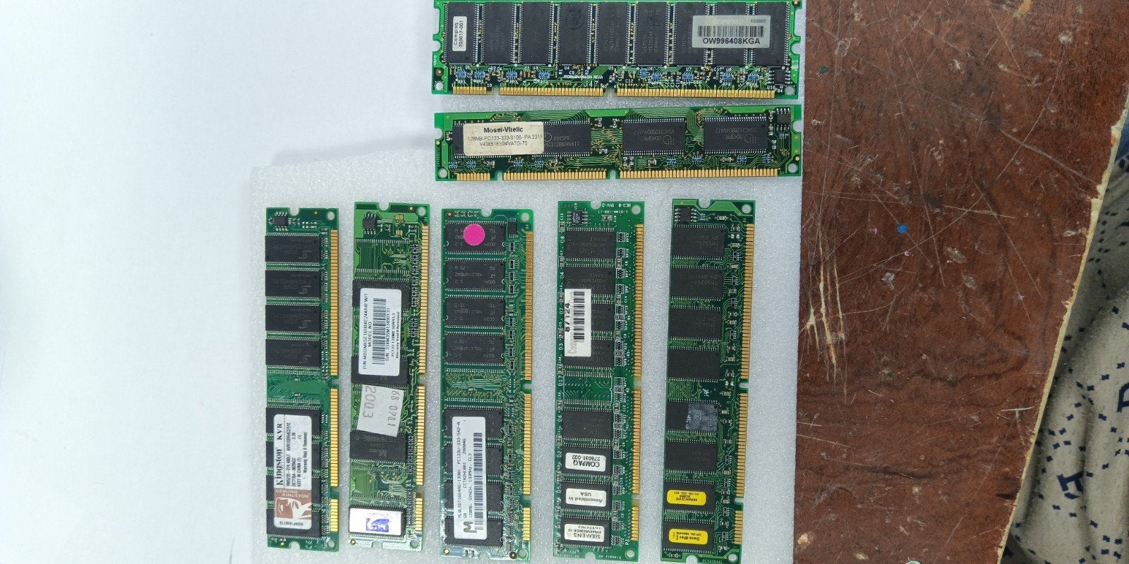 Diverse Geheugenmodules (RAM) - Mix van Types, Overige soorten, Desktop, Gebruikt, 1 GB of minder