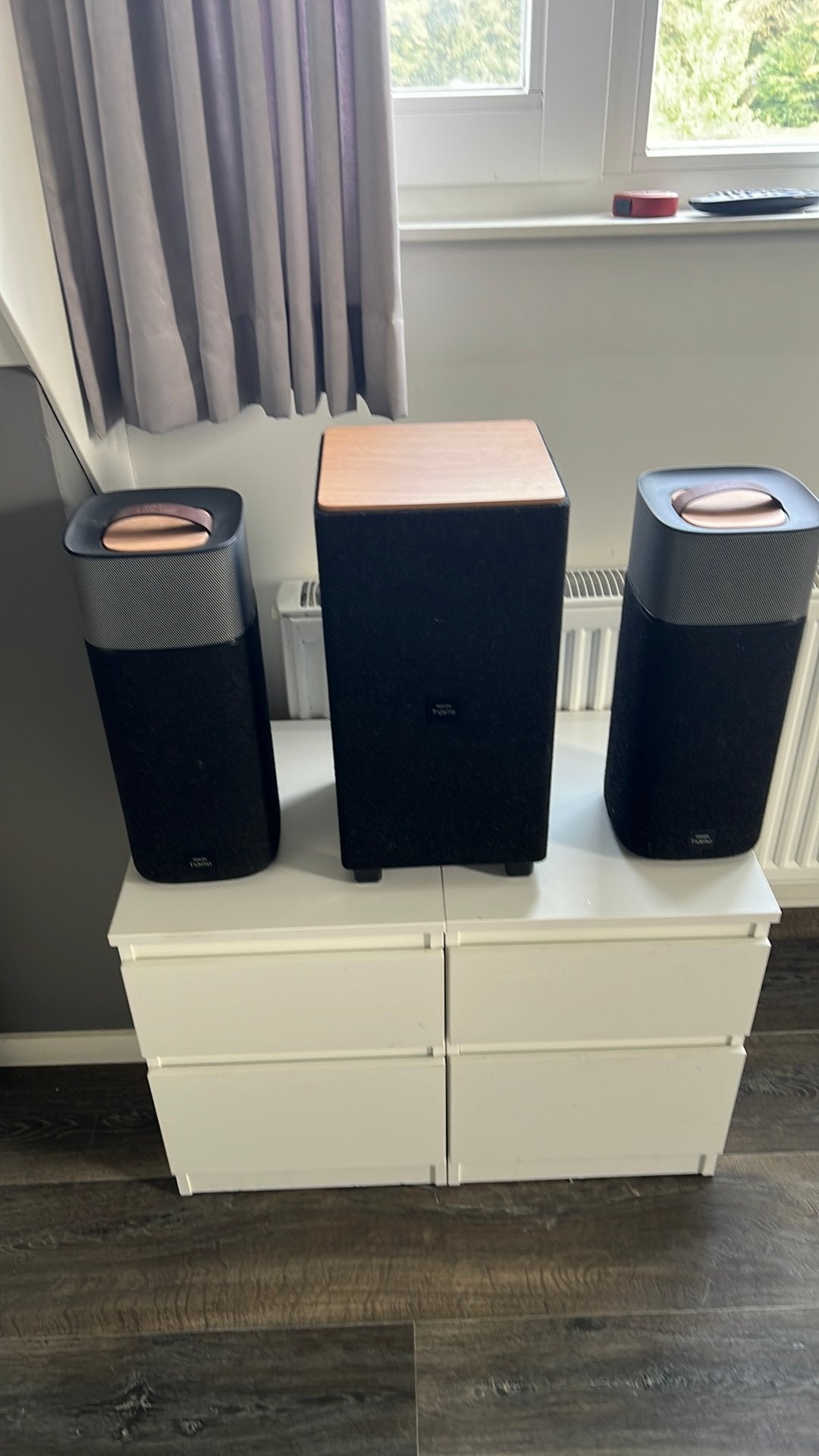 Philips Fidelio E5 Home cinema set 5.1, Ophalen of Verzenden, Zo goed als nieuw, 5.1-systeem, Philips