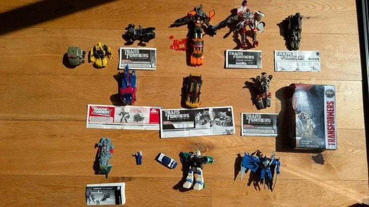 Diverse Transformers figuren, sommige incompleet, Verzamelen, Transformers, Ophalen, Gebruikt