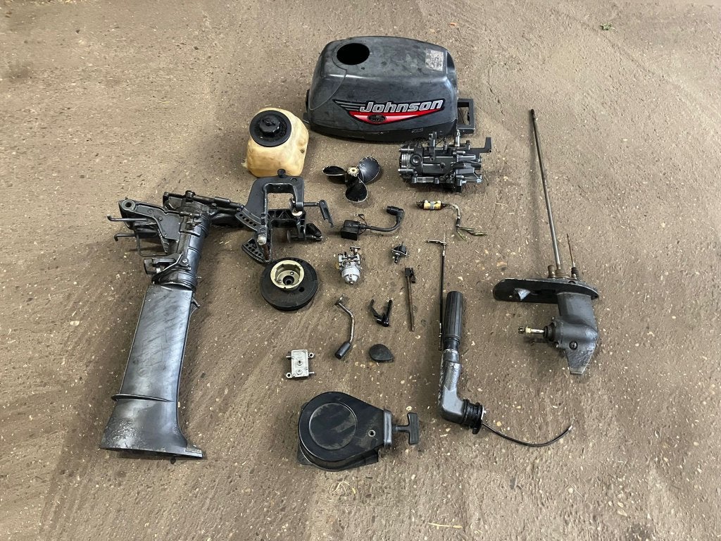 Johnson suzuki 4 en 5 pk 2 takt buitenboordmotor onderdelen, Ophalen of Verzenden, Gebruikt, Motor en Techniek