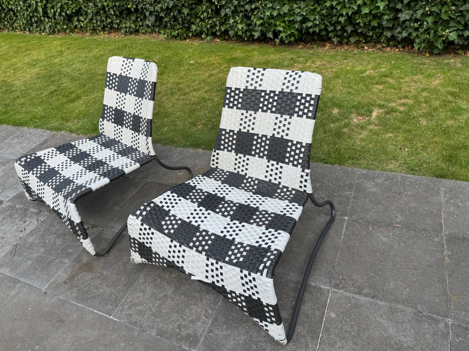 Tuin lounge stoelen, Tuin en Terras, Ophalen, Zo goed als nieuw, Kunststof