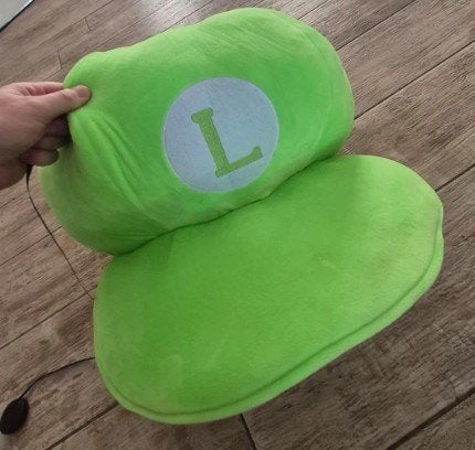 Luigi XXL pet (pluche) voor de mario liefhebber, Ophalen, Groen, Overige typen, Nieuw