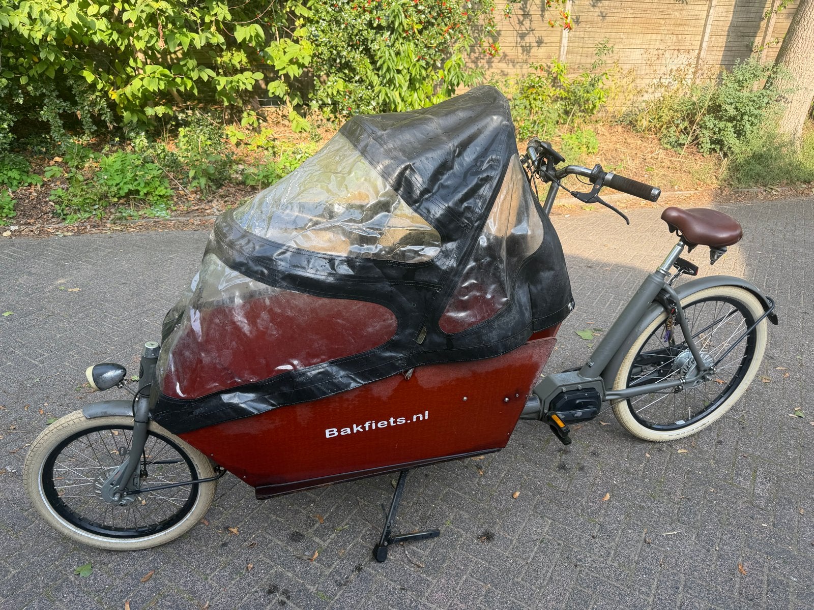 electrische  Bakfiets nl Bakfiets, Ophalen, Gebruikt, Huif, 2 kinderen