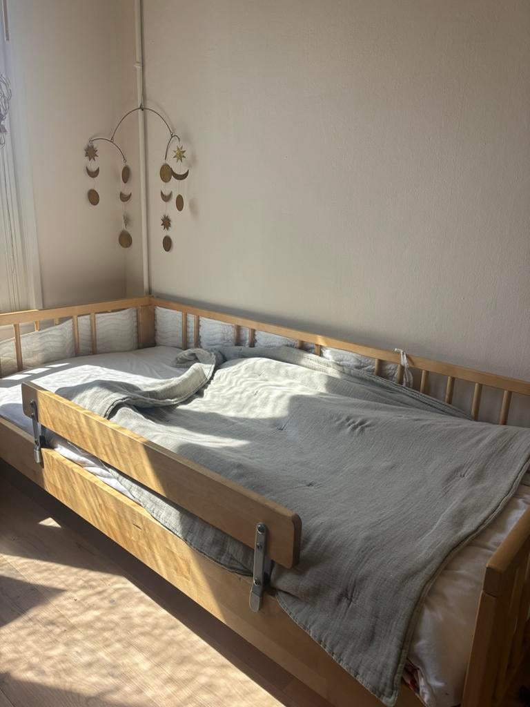 Peuterbed gulliver ikea hout 70x160, Ophalen, Gebruikt, Overige maten, Hout