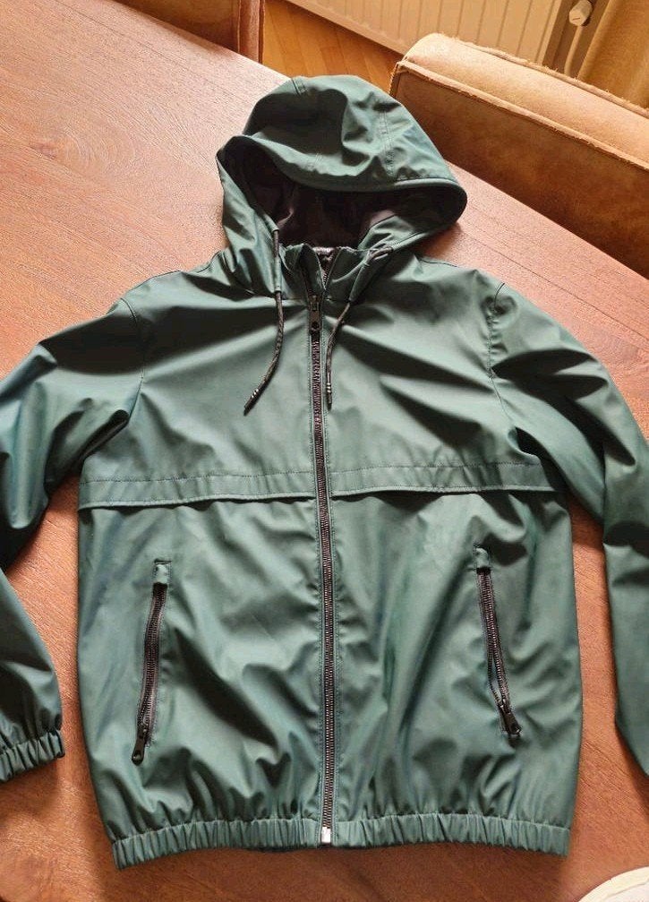 Zara Groene Jas Maat S, Kleding | Heren, Jassen | Zomer, Zara, Maat 48/50 (M), Ophalen of Verzenden, Zo goed als nieuw