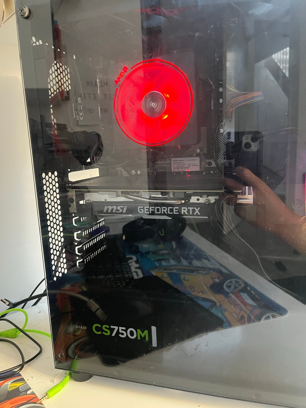 ASRock A320M Moederbord + AMD Athlon 3000G met koeler, Ophalen of Verzenden, Zo goed als nieuw, AMD, DDR4