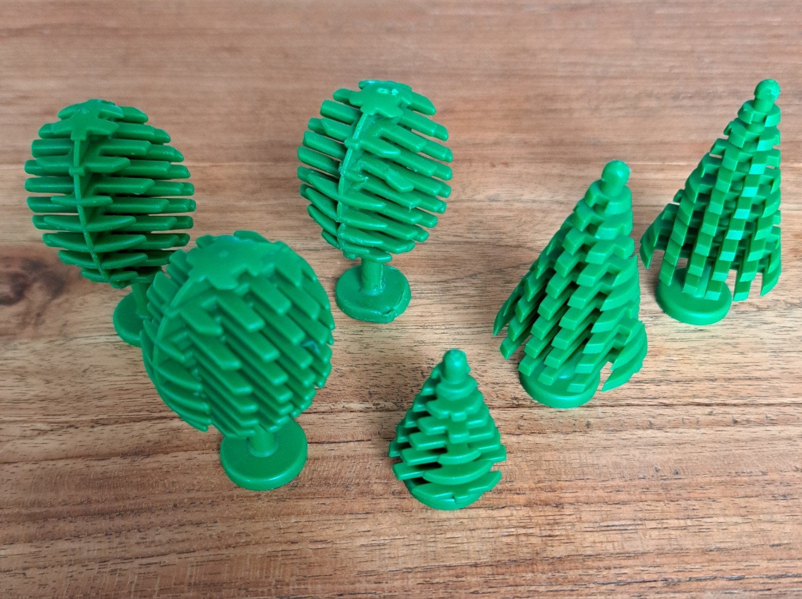 Lot van 6x Vintage LEGO Bomen, Lego, Accessoire, Ophalen of Verzenden, City