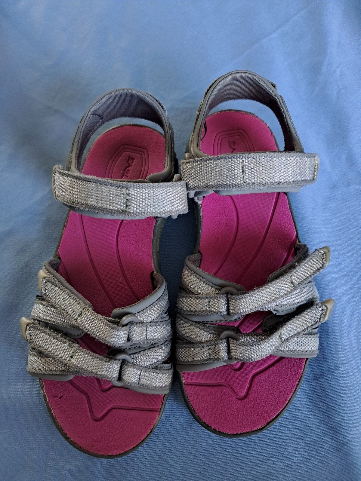 Teva sandalen maat 29/30 - Grijs/Roze, Gebruikt, Jongen of Meisje, Schoenen, Teva