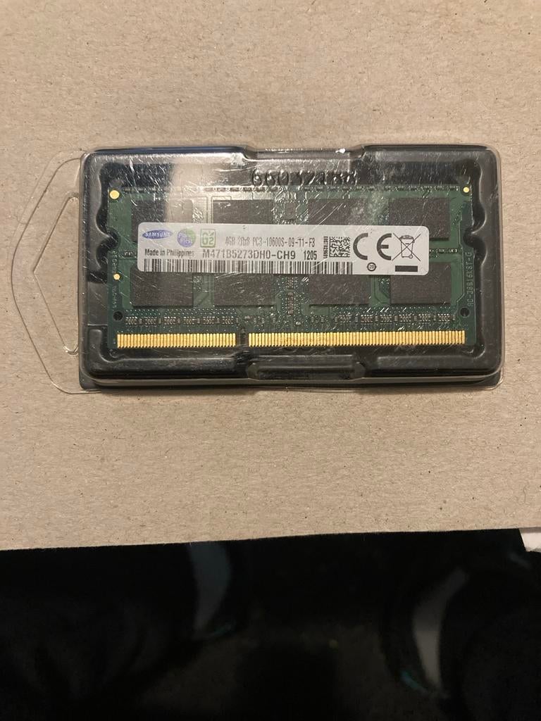 Samsung 4GB DDR3 PC3-10600S Laptop Geheugen, Ophalen, Gebruikt, DDR3, Laptop