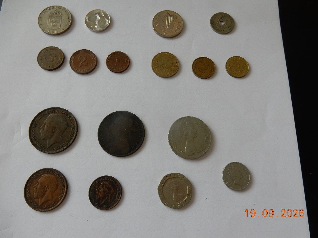 collectie munten uit europa, Ophalen of Verzenden, Overige landen, Losse munt