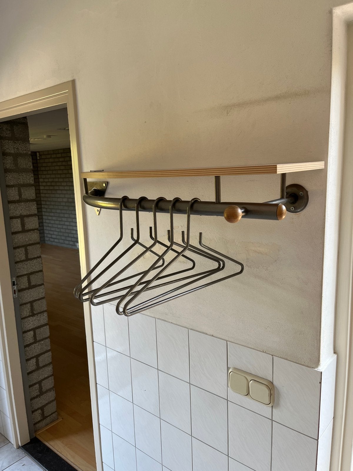 GRATIS kapstok incl hangers, Gebruikt, Minder dan 100 cm, Metaal, Ophalen