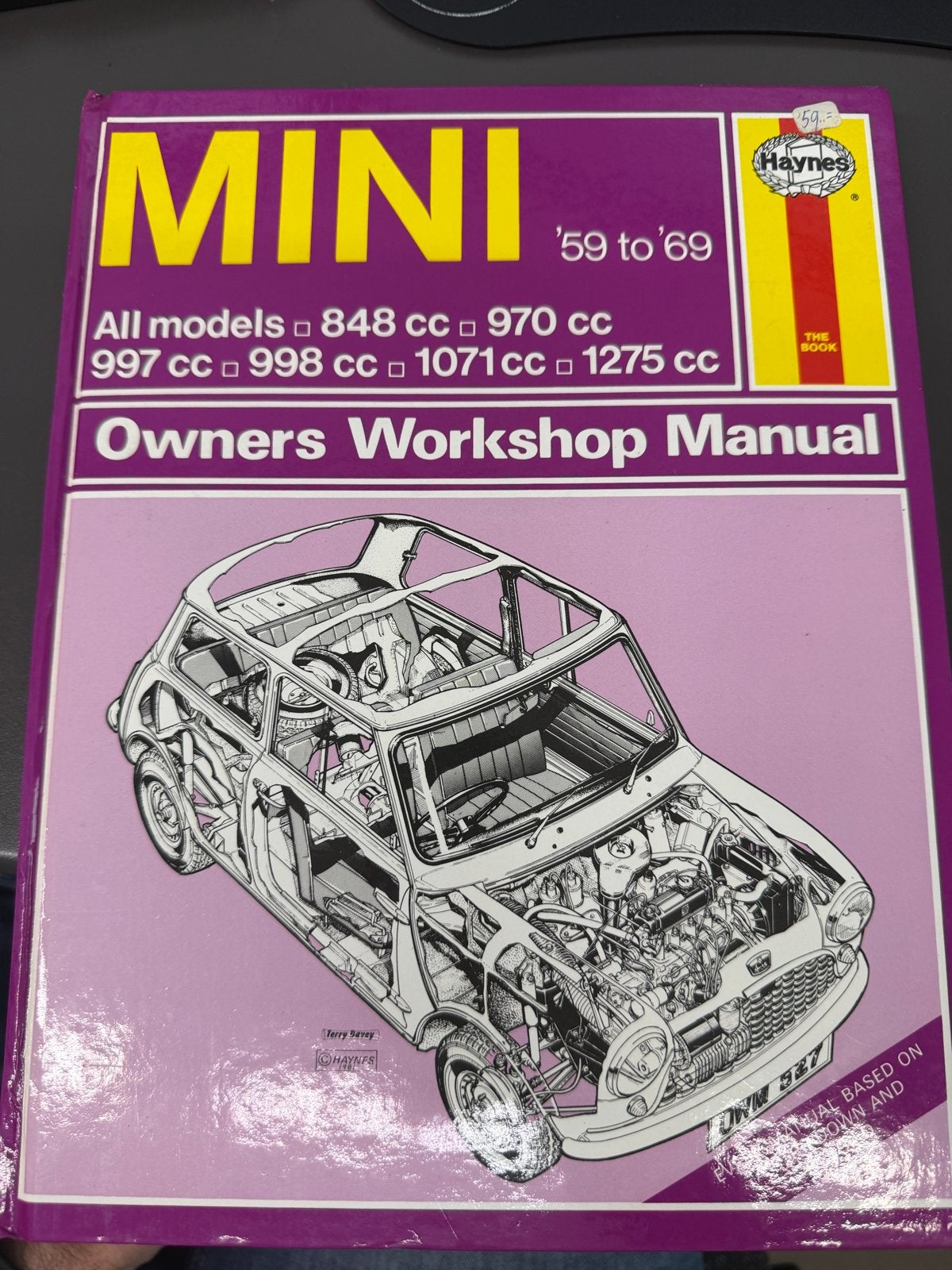 Haynes Owners Workshop Manual Mini '59-'69, Boeken, Auto's | Boeken, Gelezen, Overige merken, Ophalen of Verzenden