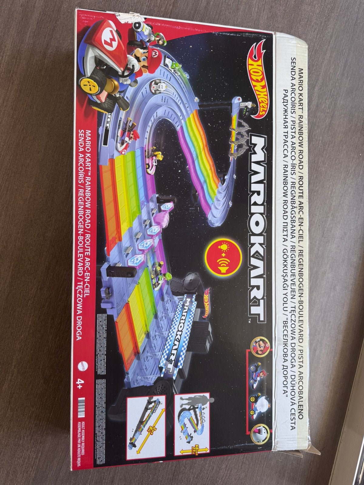 Mario kart baan Hot Wheels, Kinderen en Baby's, Speelgoed | Racebanen, Ophalen of Verzenden, Zo goed als nieuw, Handmatig, Hot Wheels