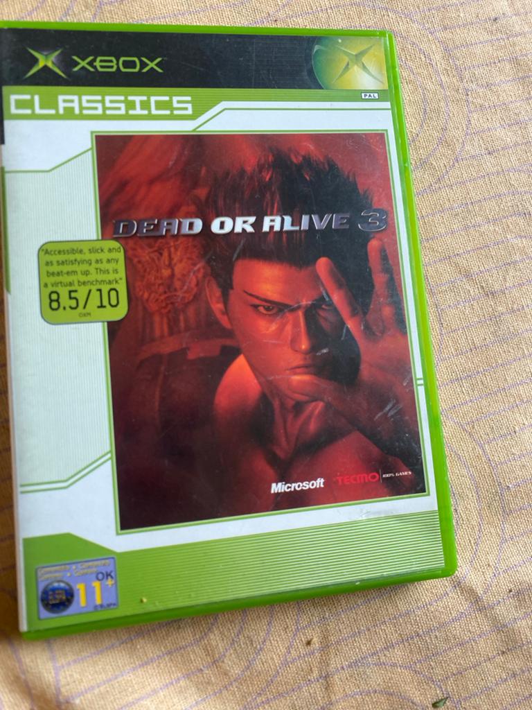 Xbox classics dead or alive 3, Vechten, 2 spelers, Ophalen of Verzenden, Zo goed als nieuw