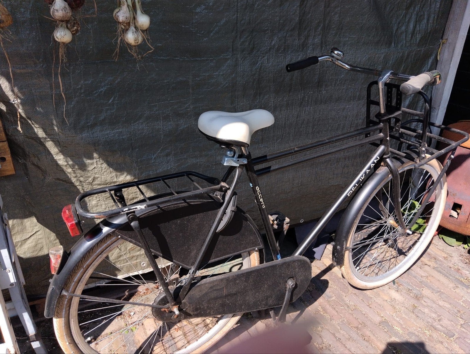 Pelikaan Opafiets 28 inch - Klassiek en Robuust, Ophalen, Gebruikt, Terugtraprem
