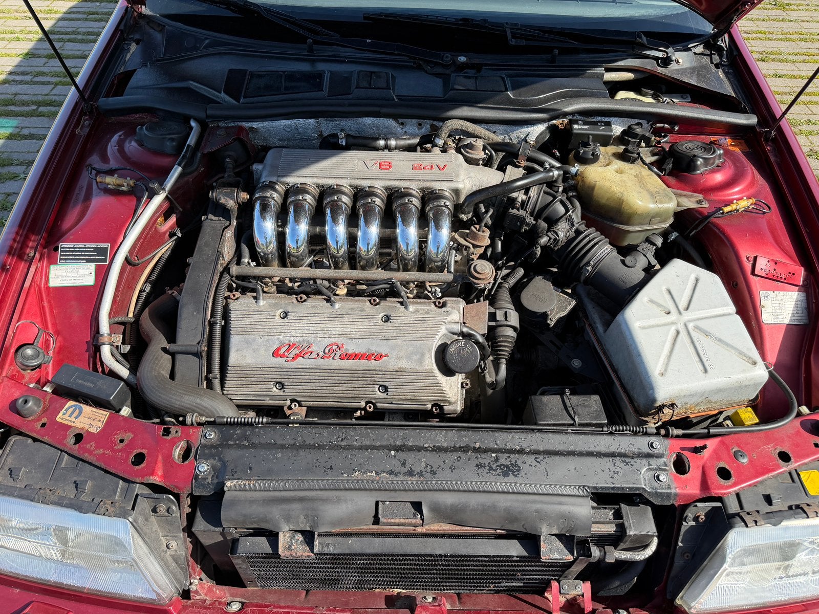 Alfa Romeo 164 3.0 Q4 4WD 1996 Rood, foto 10