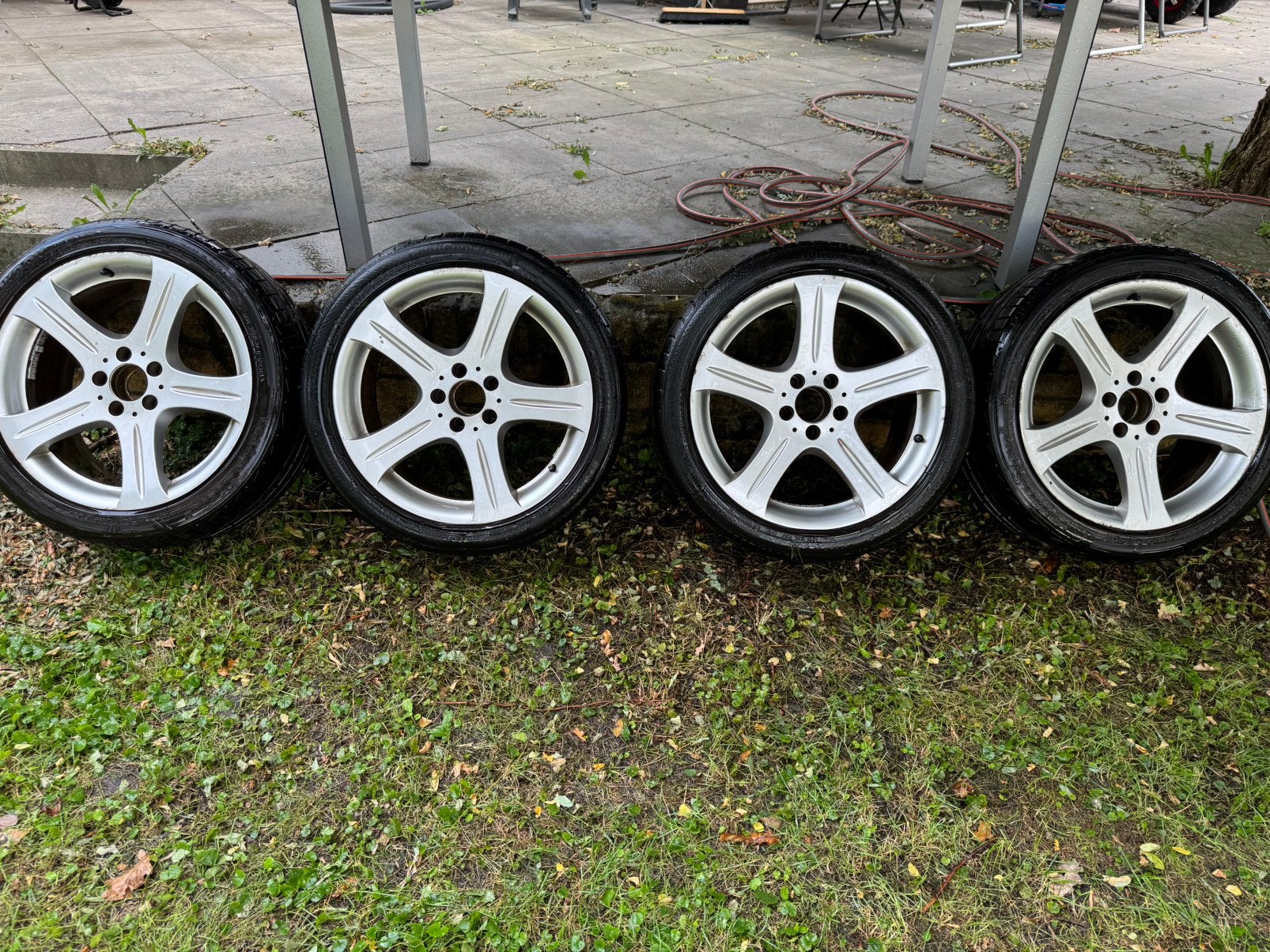 Orig. Mercedes CLS/E 18 inch breedset velgen met banden, Ophalen, 18 inch, Zomerbanden