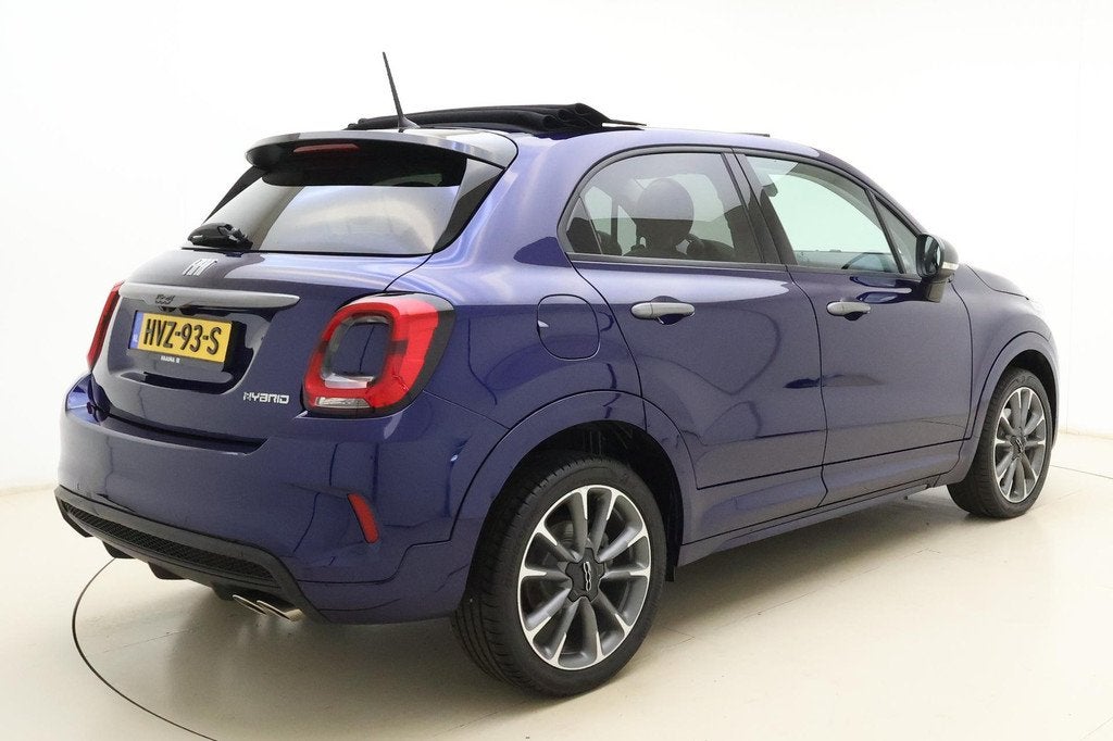 Fiat 500 X 1.5 Hybrid Sport Cabrio Automaat | Navigatie | Ca, Auto's, Fiat, 1380 kg, Gebruikt, 4 cilinders, Blauw