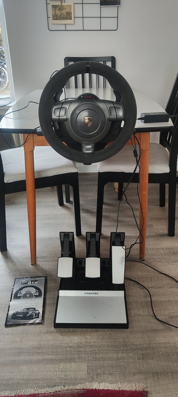 Fanatec Porsche GT2 stuur + pedalen, Ophalen of Verzenden, Zo goed als nieuw, Stuurtje of Sportattribuut, Xbox Original