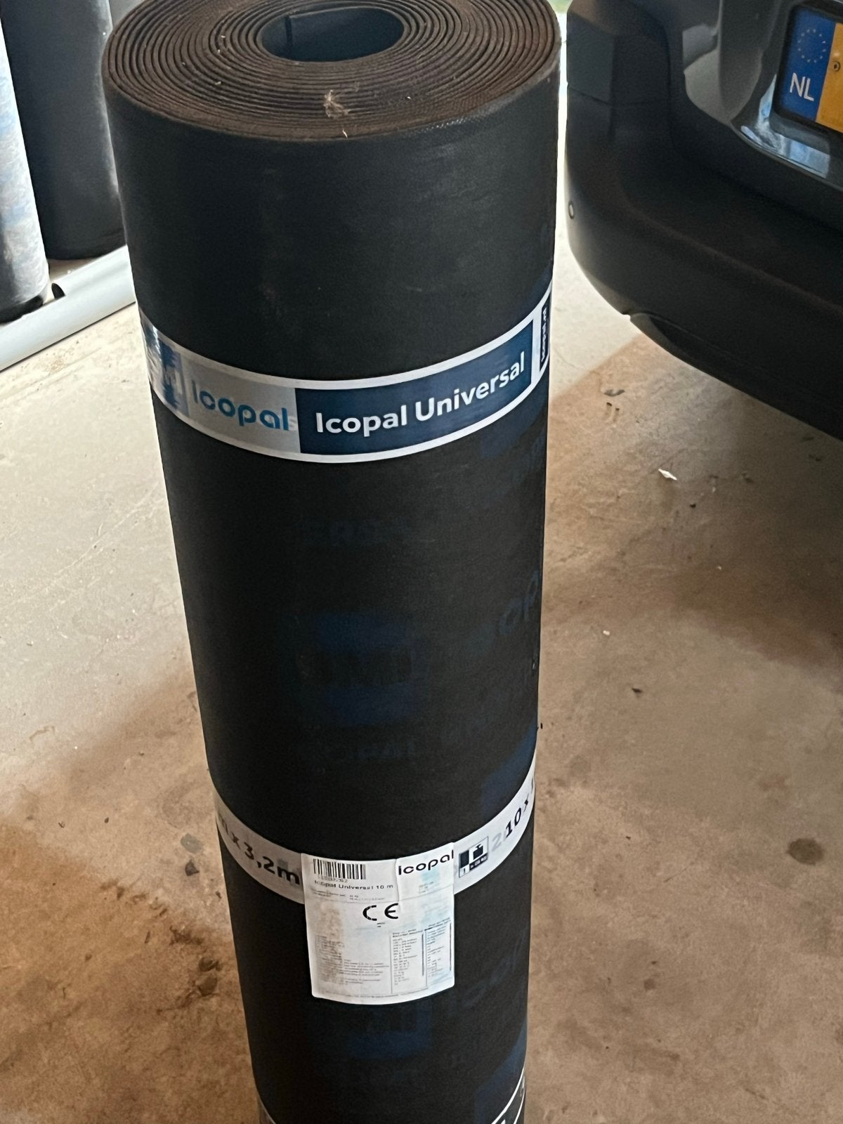 10 stuks icopal universal dakbedekking  €120 per rol, Ophalen, Overige materialen, Zwart, Nieuw