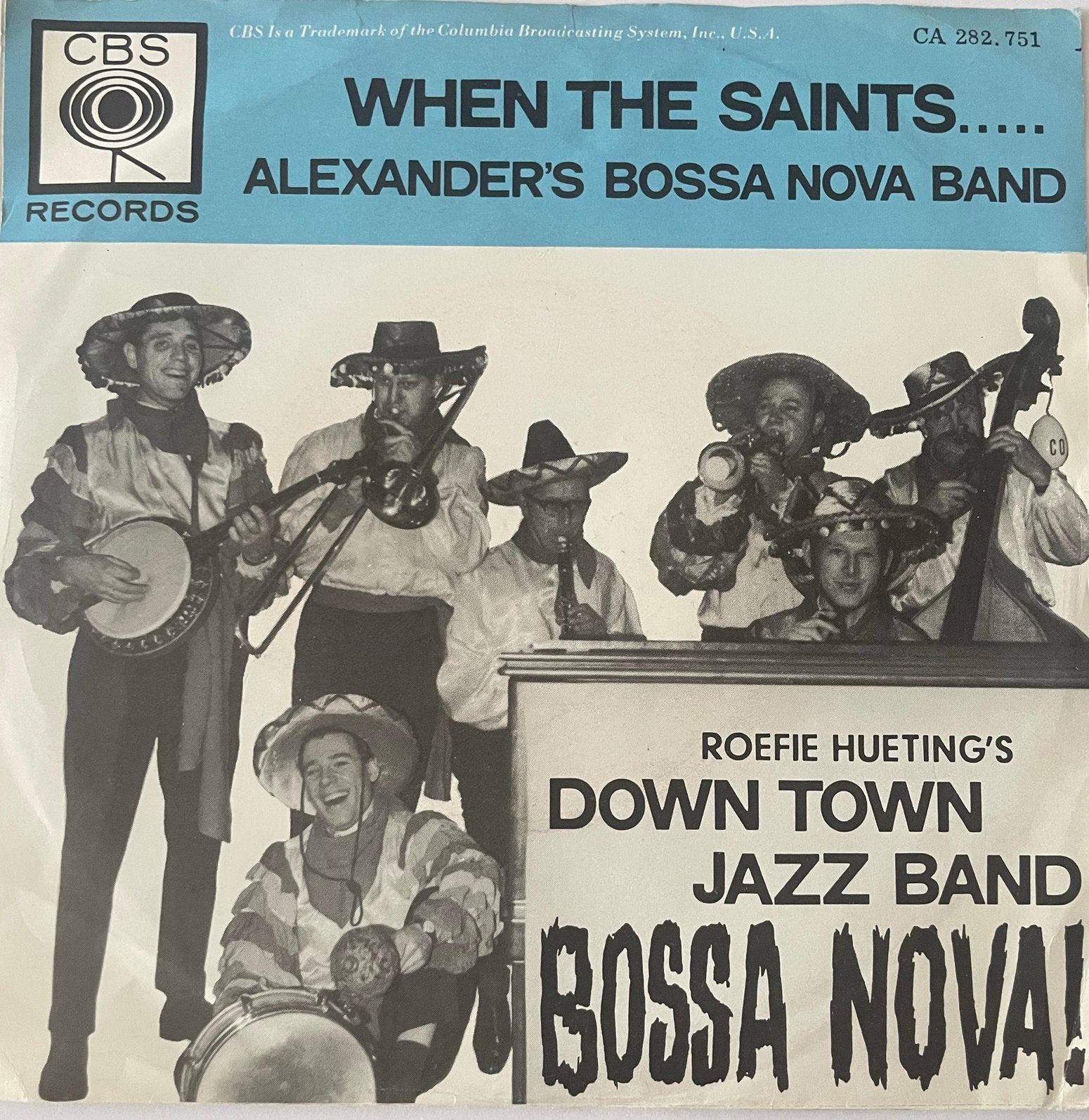 Roefie Heuting’s Down Town Jazz Band - Bossa Nova, Ophalen of Verzenden, Zo goed als nieuw, Jazz en Blues