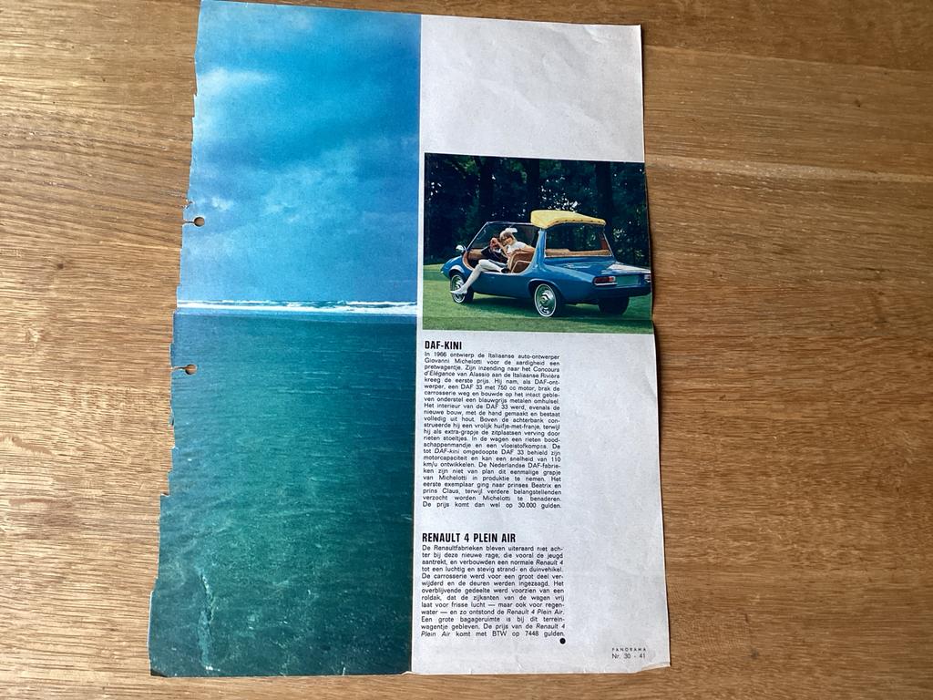 Panorama Exclusief: DAF-Kini, Ophalen of Verzenden, Gelezen, Overige merken