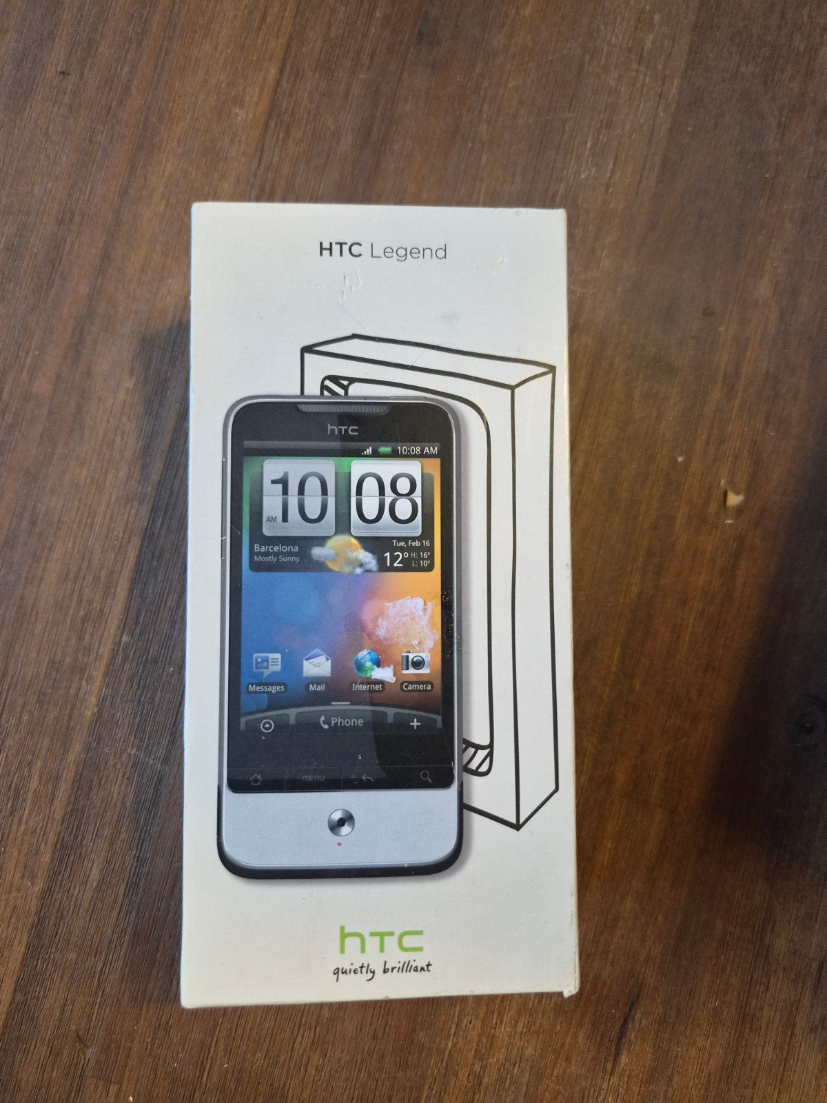 HTC Legend Android Smartphone - Zilver met doos, HTC, Gebruikt, 3 tot 6 megapixel, Ophalen of Verzenden