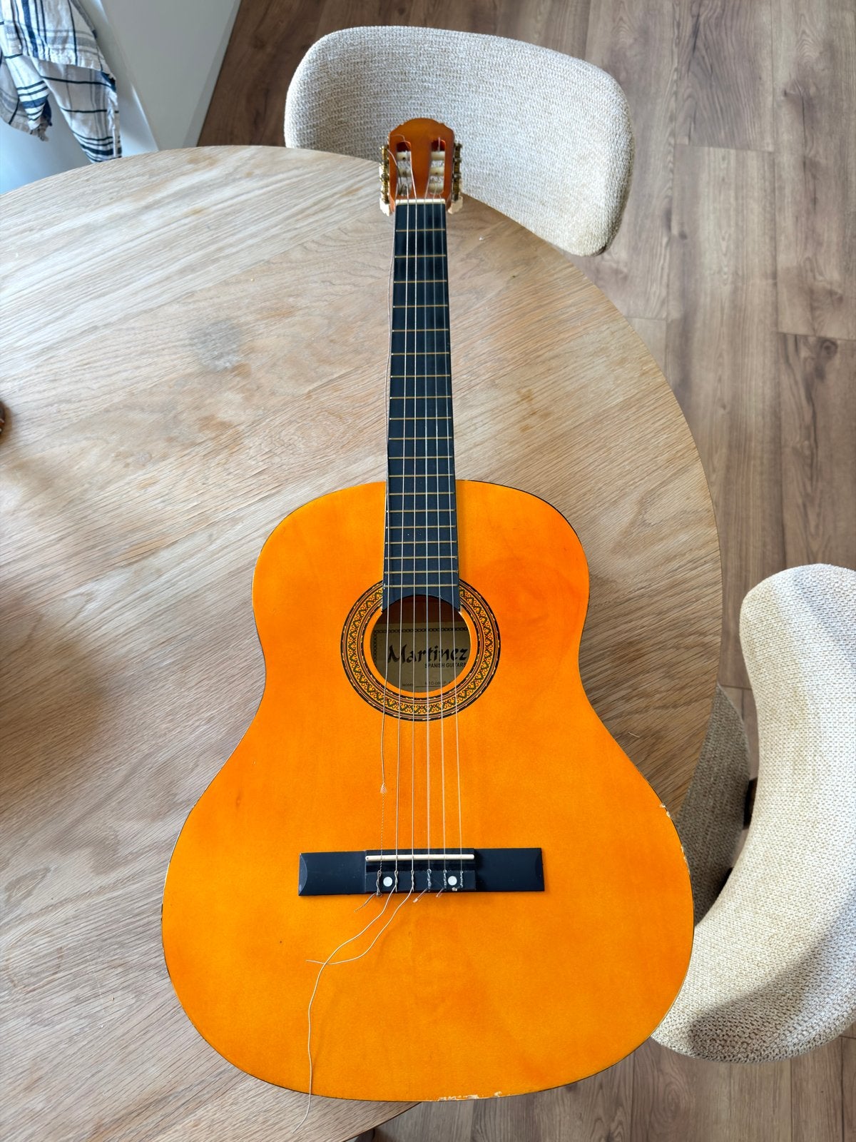 Martinez Spaanse gitaar MTC-080-P 4/4, Ophalen, Gebruikt, Klassieke of Spaanse gitaar