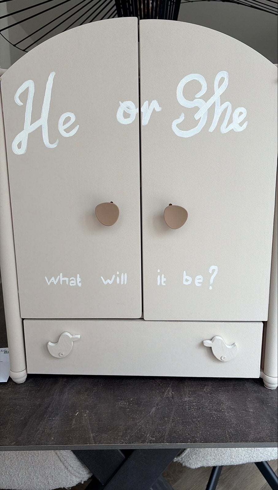 Gender Reveal Poppenkast te Huur, Ophalen, Zo goed als nieuw