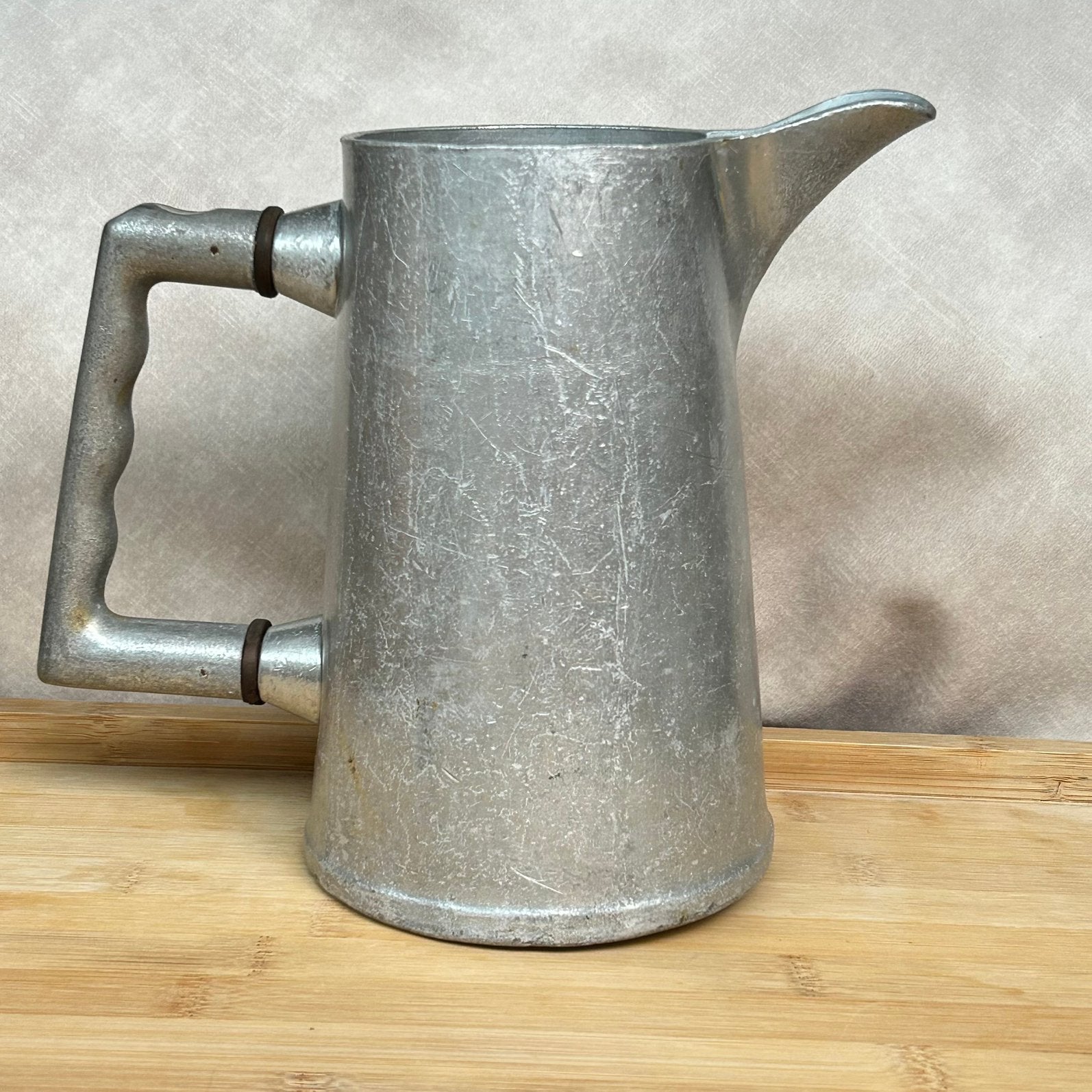 Vintage aluminium Jos ten Berg 1,5 liter inhoud schenkkan, Overige materialen, Kan, Gebruikt, Overige merken
