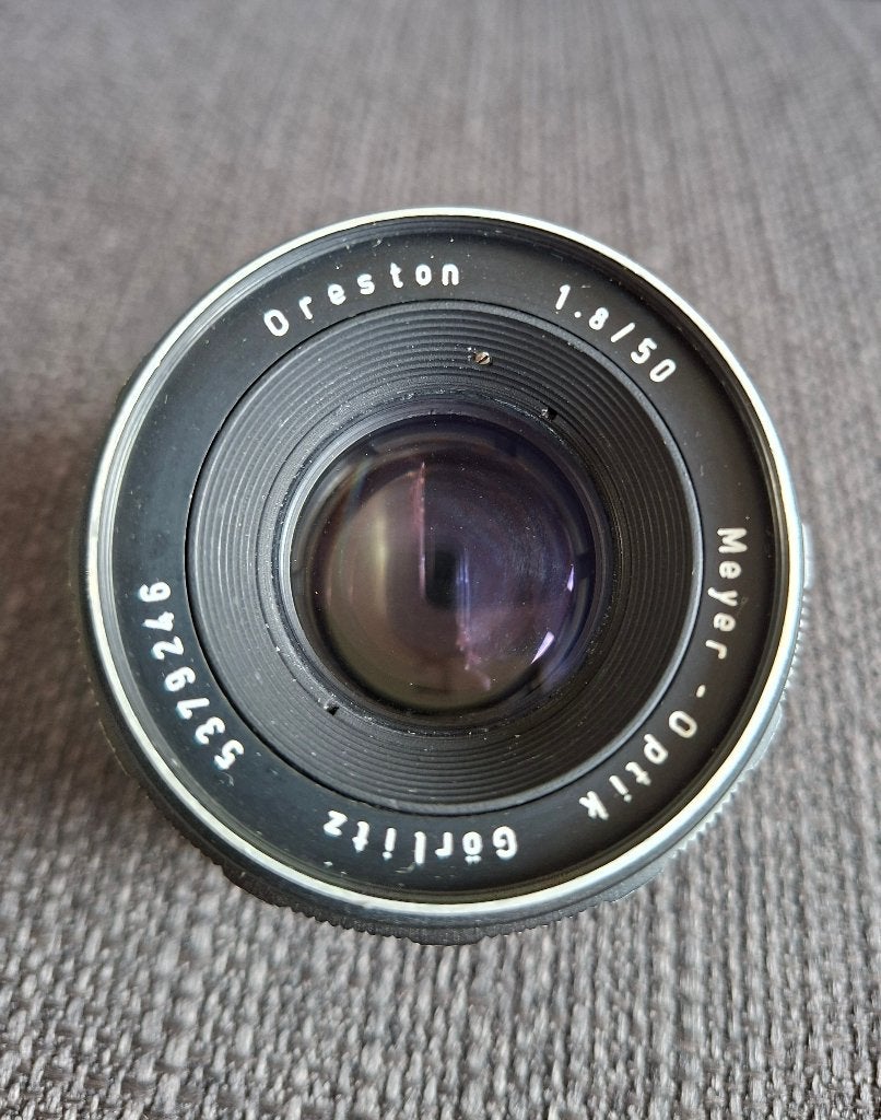 Meyer-Optik Gorlitz Oreston 50mm F1.8 lens (M42), M42, Gebruikt, Ophalen of Verzenden, Standaardlens