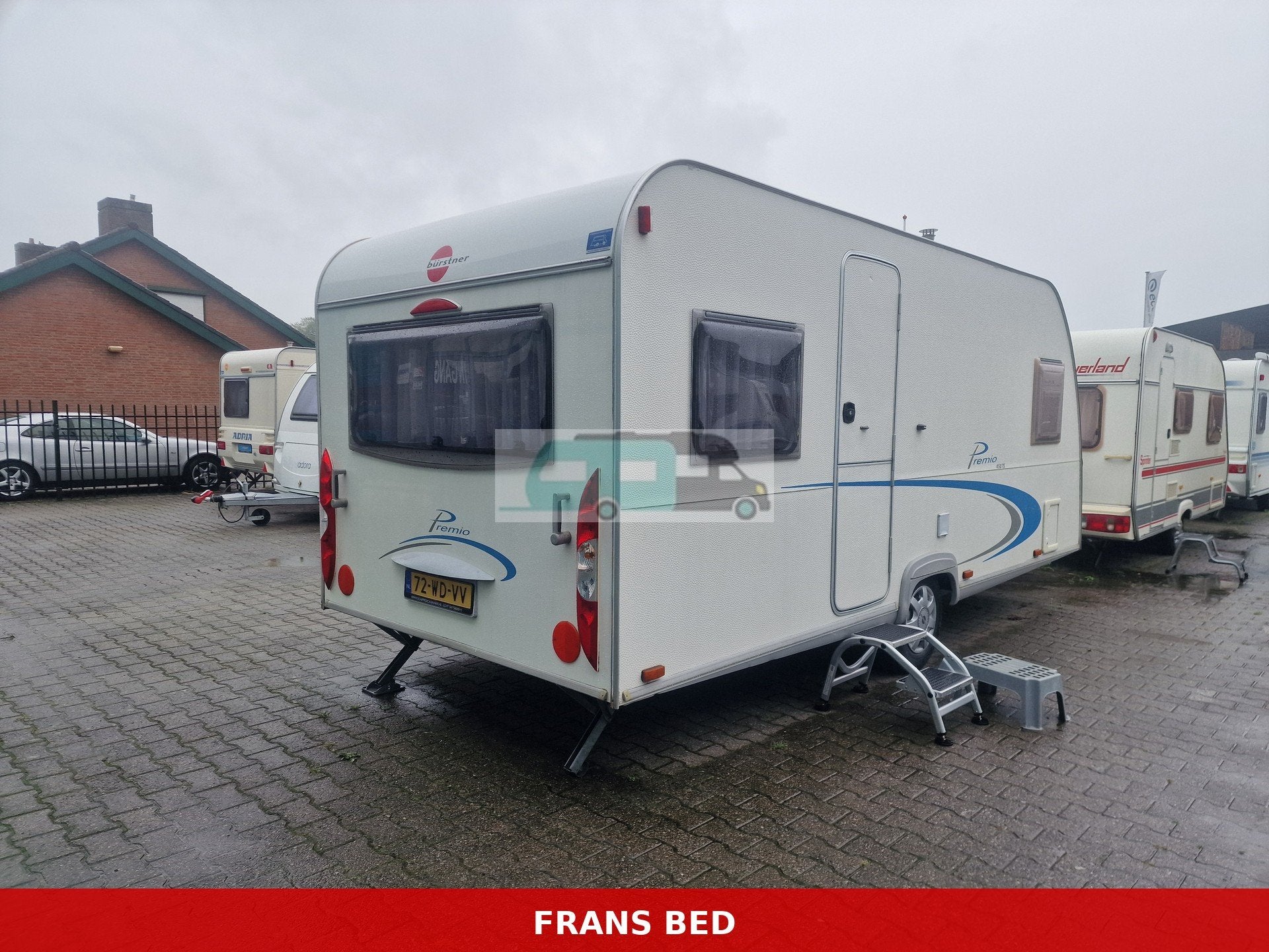 Bürstner premio 450 TS voortent, luifel, fietsenrek, Bedrijf, 750 - 1000 kg, Bürstner, 6 tot 7 meter
