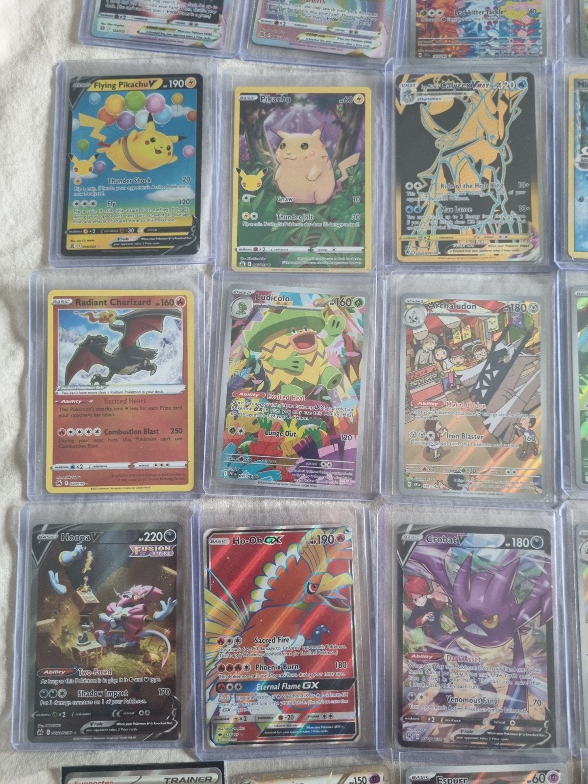 Pokémon Kaarten Collectie - Diverse Zeldzame Kaarten, Ophalen of Verzenden, Zo goed als nieuw, Meerdere kaarten, Foil