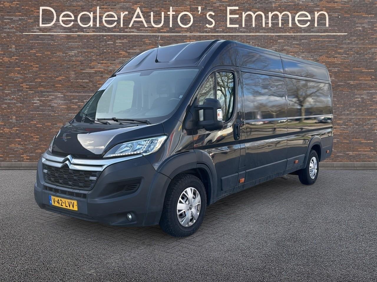 Citroen Jumper 35 2.0 BlueHDi L4H2 ECC CRUISE TREKHAAK, Voorwielaandrijving, Stof, Gebruikt, Euro 6