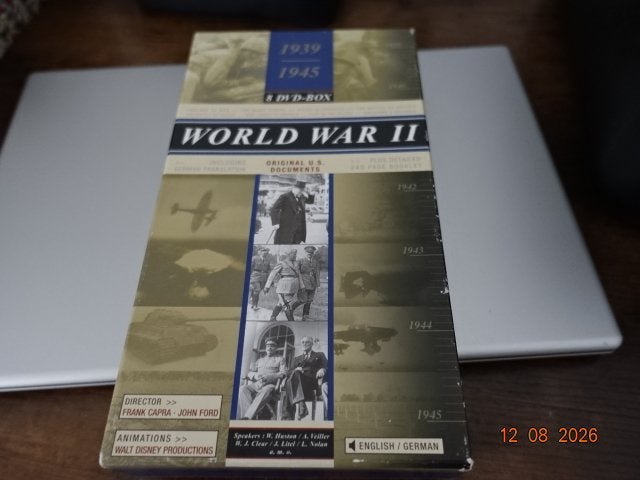 World War II...1939 - 1945...8 DVD - BOX, Vanaf 16 jaar, Oorlog of Misdaad, Duits, Ophalen of Verzenden