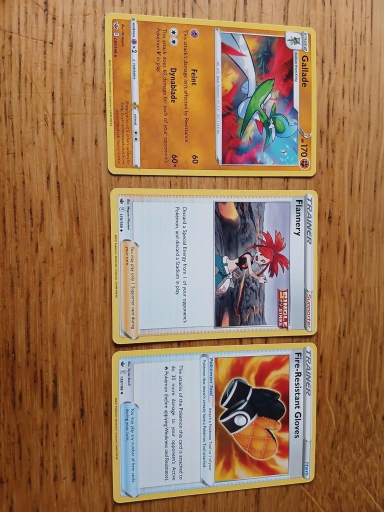 Gallade 081/198, Flannery, Fire-Resistant Glove, Ophalen of Verzenden, Gebruikt, Meerdere kaarten
