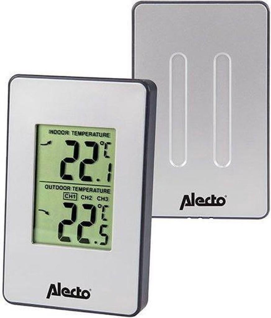 Alecto Draadloos Digitaal Weerstation voor Buiten en Binnen, Ophalen of Verzenden, Zo goed als nieuw, Weerstation