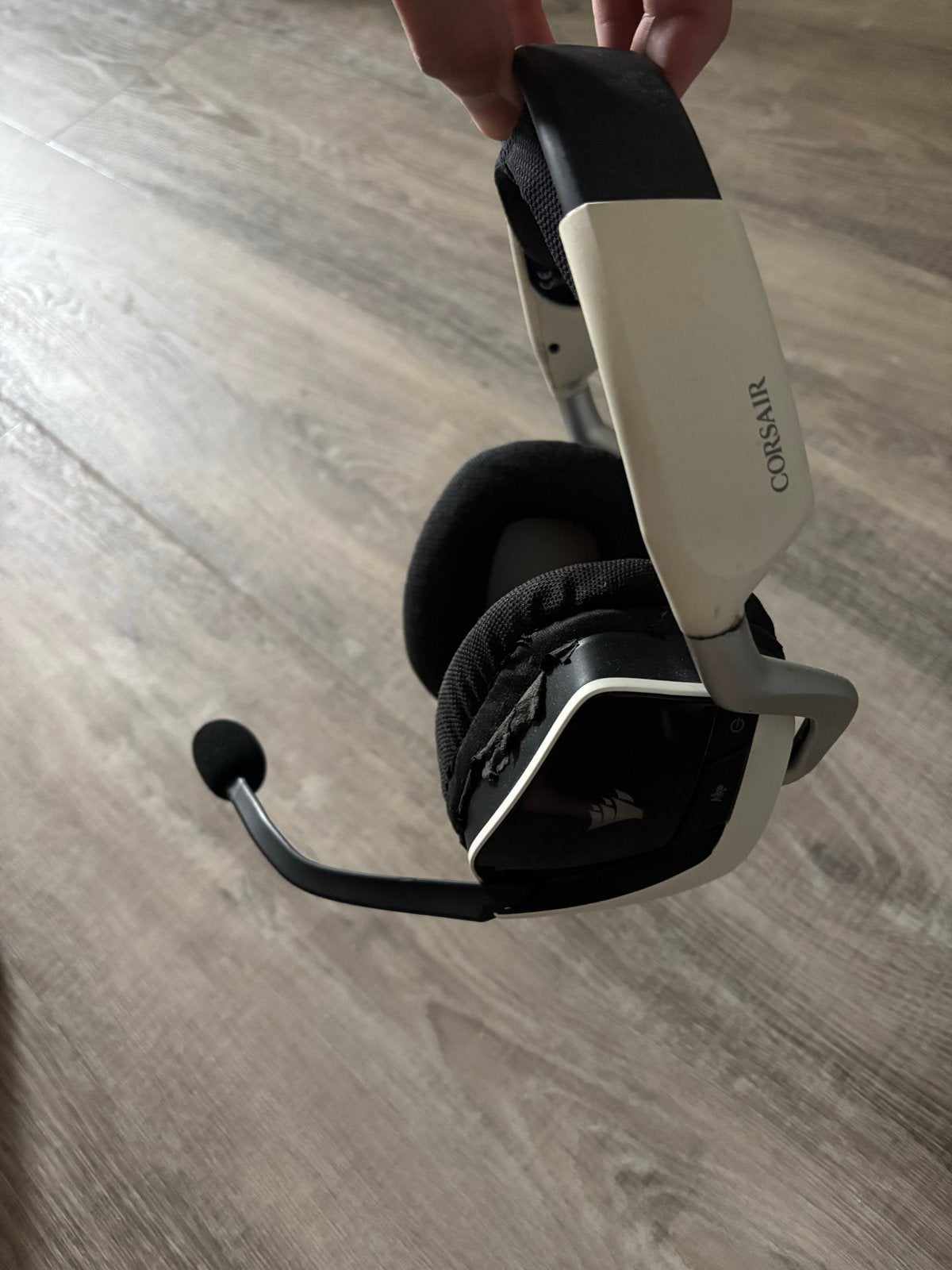 Gebruikte Corsair headset, Gebruikt, Mute-functie, Ophalen of Verzenden, Draadloos
