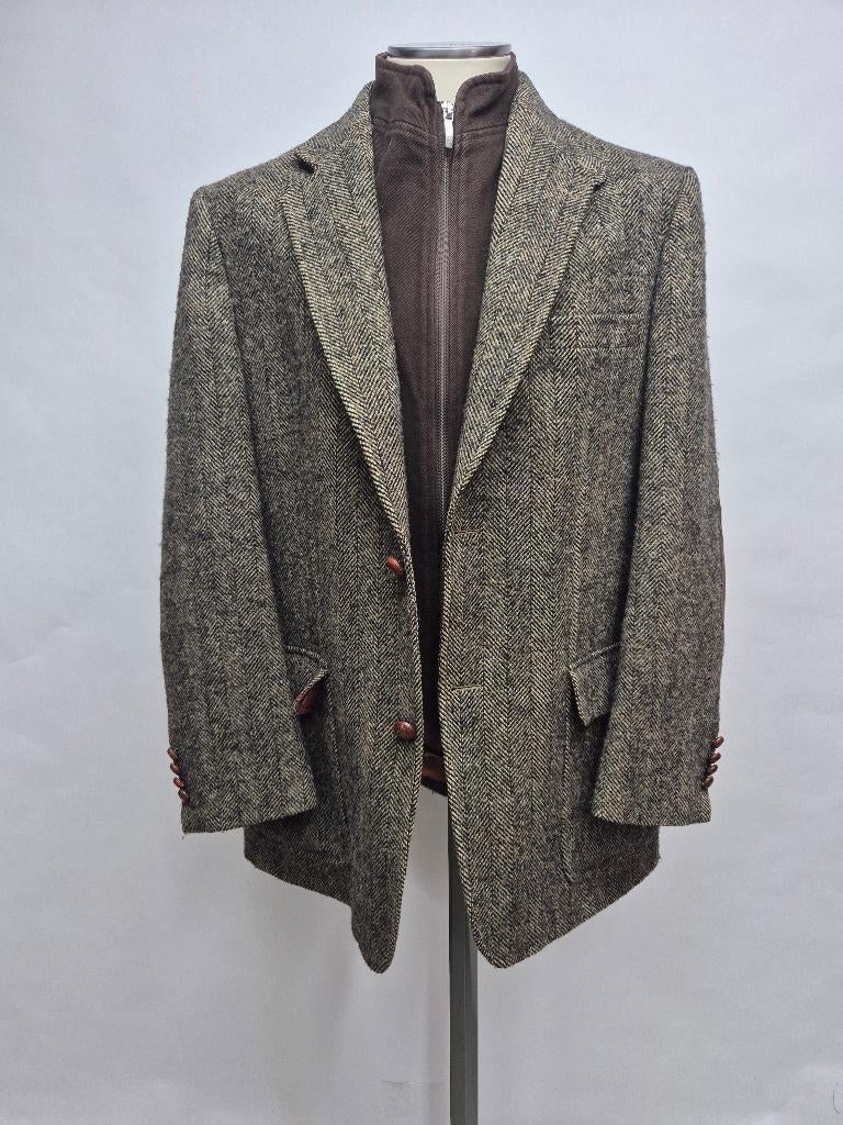 Harris tweed blazer colbert maat 52, Kleding | Heren, Maat 52/54 (L), Harris Tweed, Overige kleuren, Ophalen of Verzenden