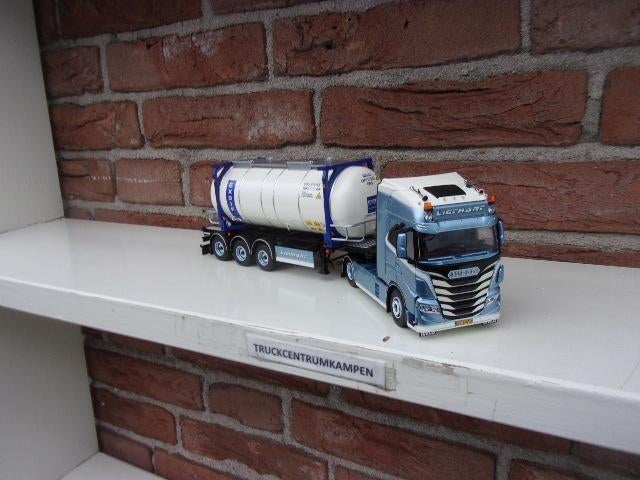Tekno  Iveco  S - Way  van  Ligthart - Transport., Ophalen of Verzenden, Nieuw, Bus of Vrachtwagen, Tekno