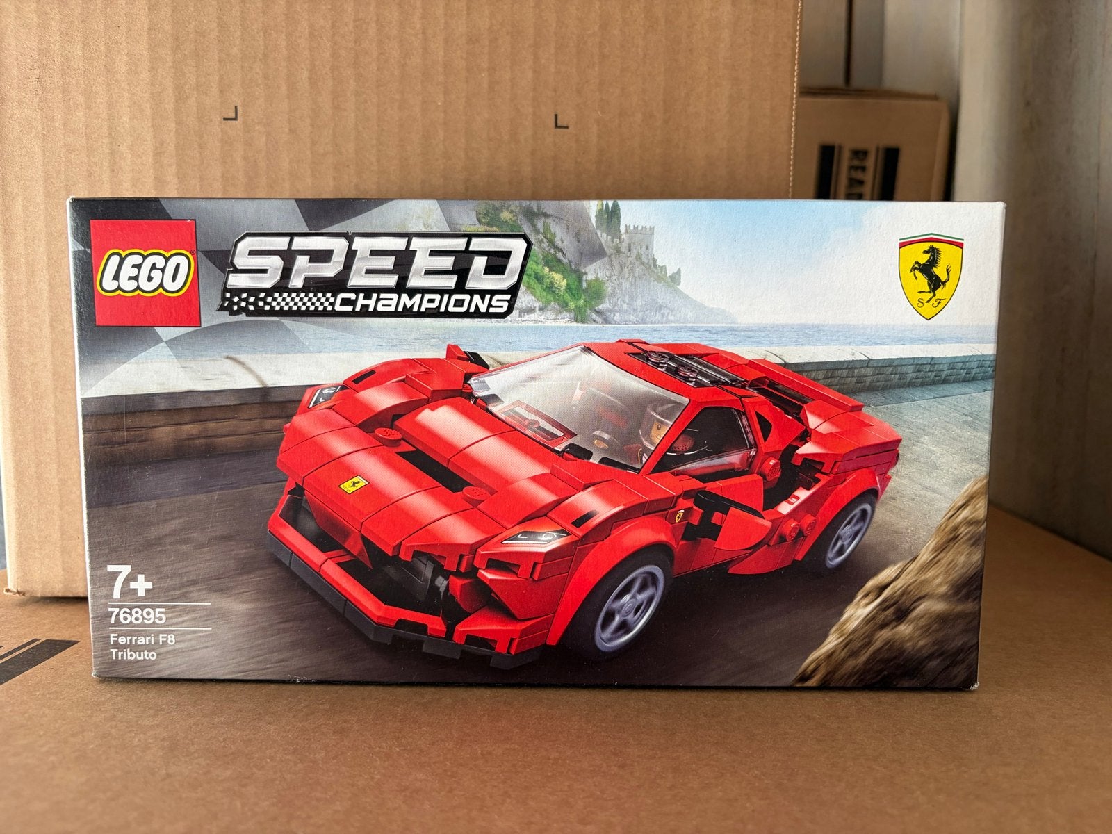 LEGO Speed Champions Ferrari F8 Tributo 76895 Nieuw, Lego, Denemarken, Nieuw, Complete set
