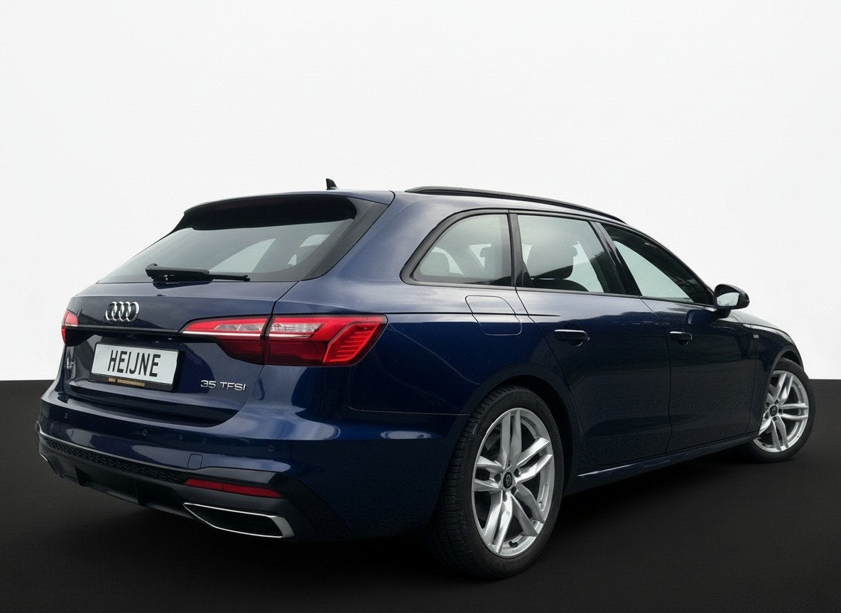 Audi A4 Avant 35 TFSI 150PK S-TRONIC S-LINE ADVANCED SPORT L, Gebruikt, Zwart, 4 cilinders, A4