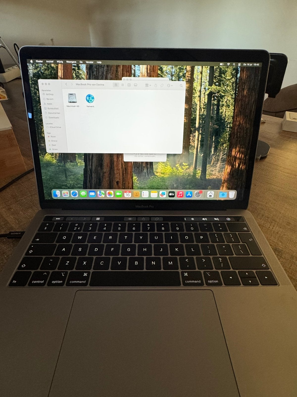 MacBook Pro 13” 2019 – Werkt goed, met aandachtspunten, Computers en Software, Apple Macbooks, MacBook Pro, Qwerty, 8 GB, 13 inch