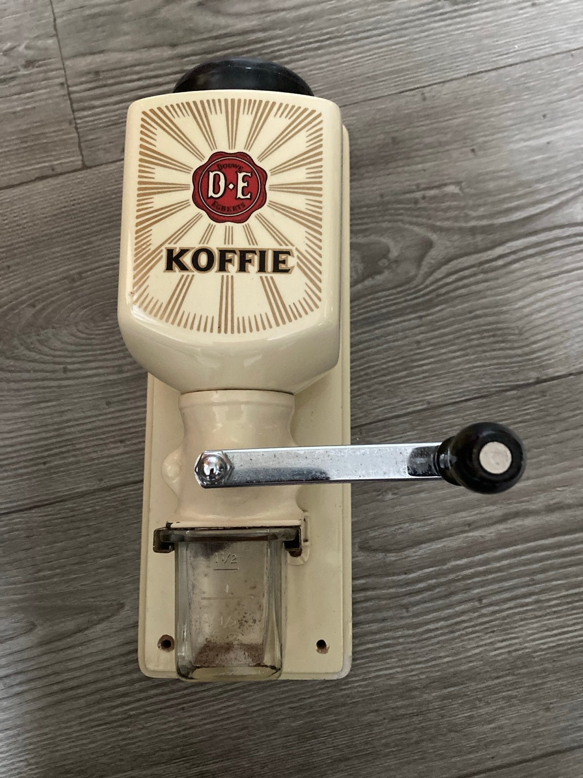 Vintage Douwe Egberts Koffiemolen - Wandmodel, Ophalen