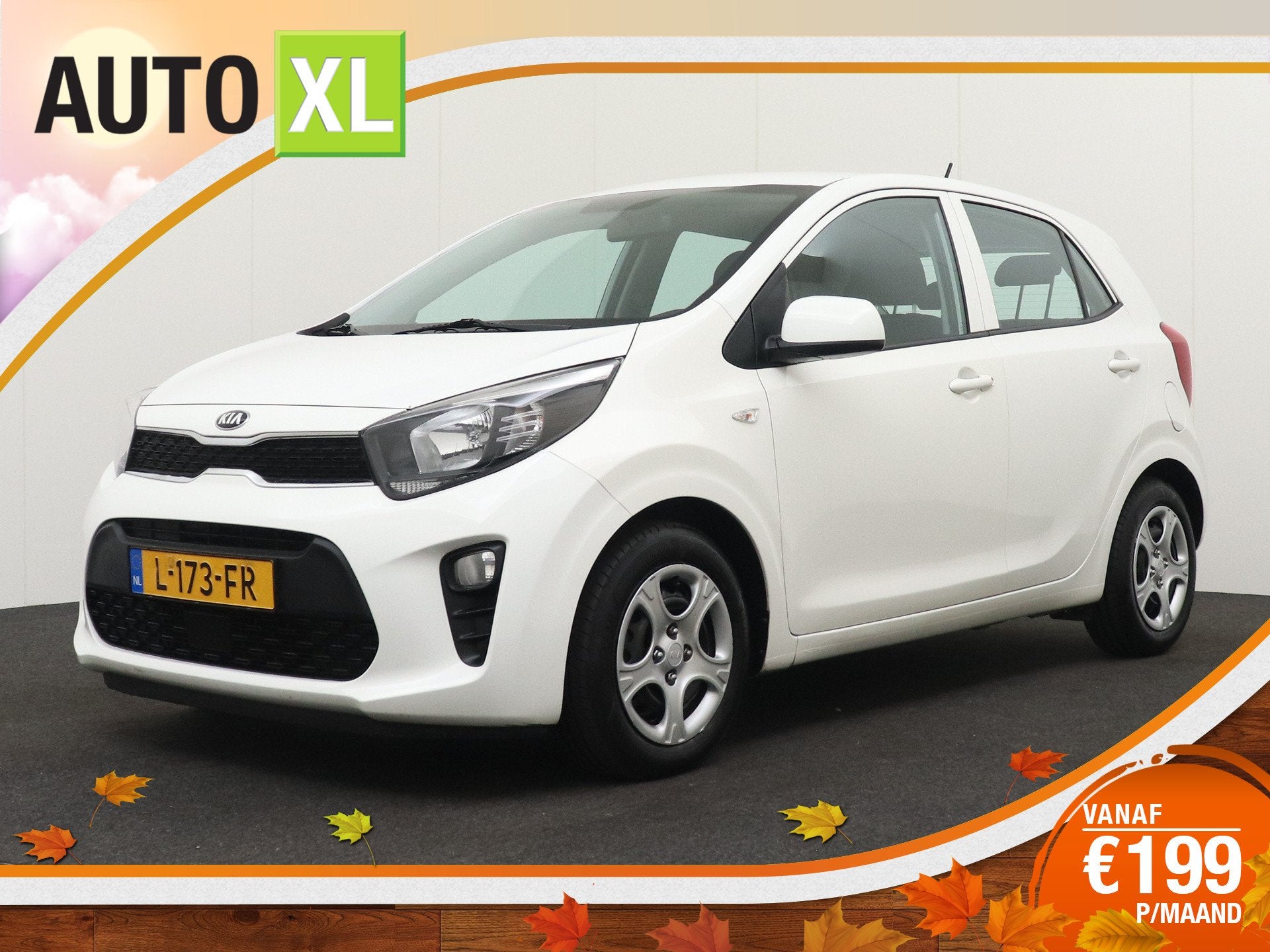 Kia Picanto 1.0 DPi ComfortLine 5-Pers DAB Cruise Control Ai, Voorwielaandrijving, Dealer onderhouden, Stof, Gebruikt