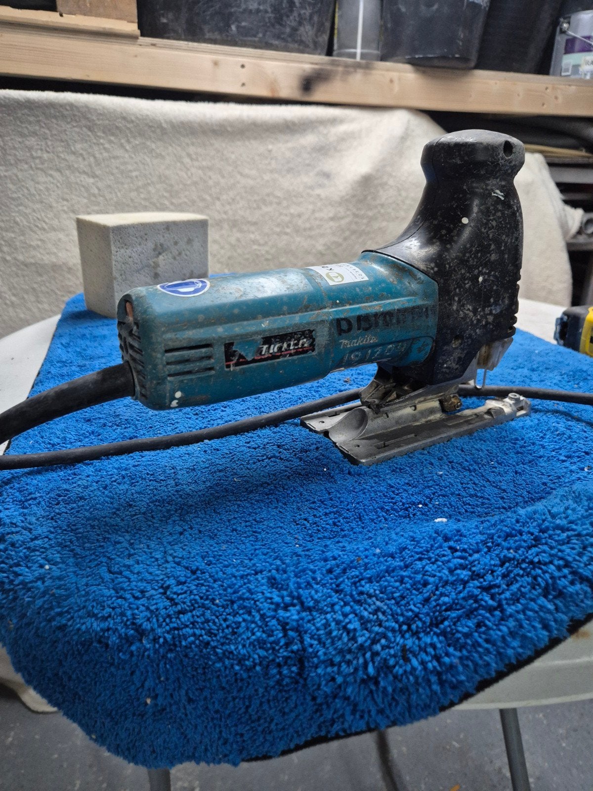 Makita Decoupeerzaag in Koffer - Gebruikt, Doe-het-zelf en Verbouw, Gebruikt, Decoupeerzaag, Ophalen of Verzenden, Makita