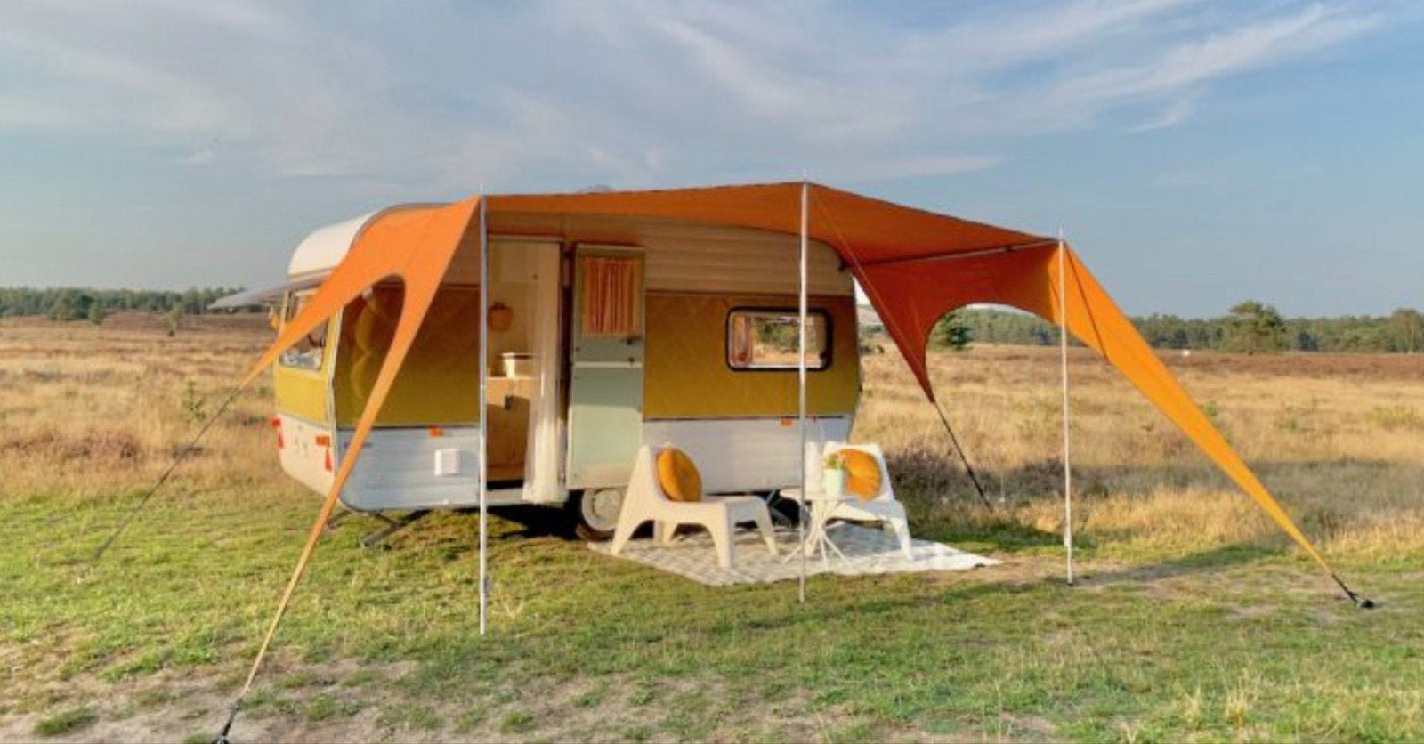 Caravanity luifel 425, Ophalen, Zo goed als nieuw
